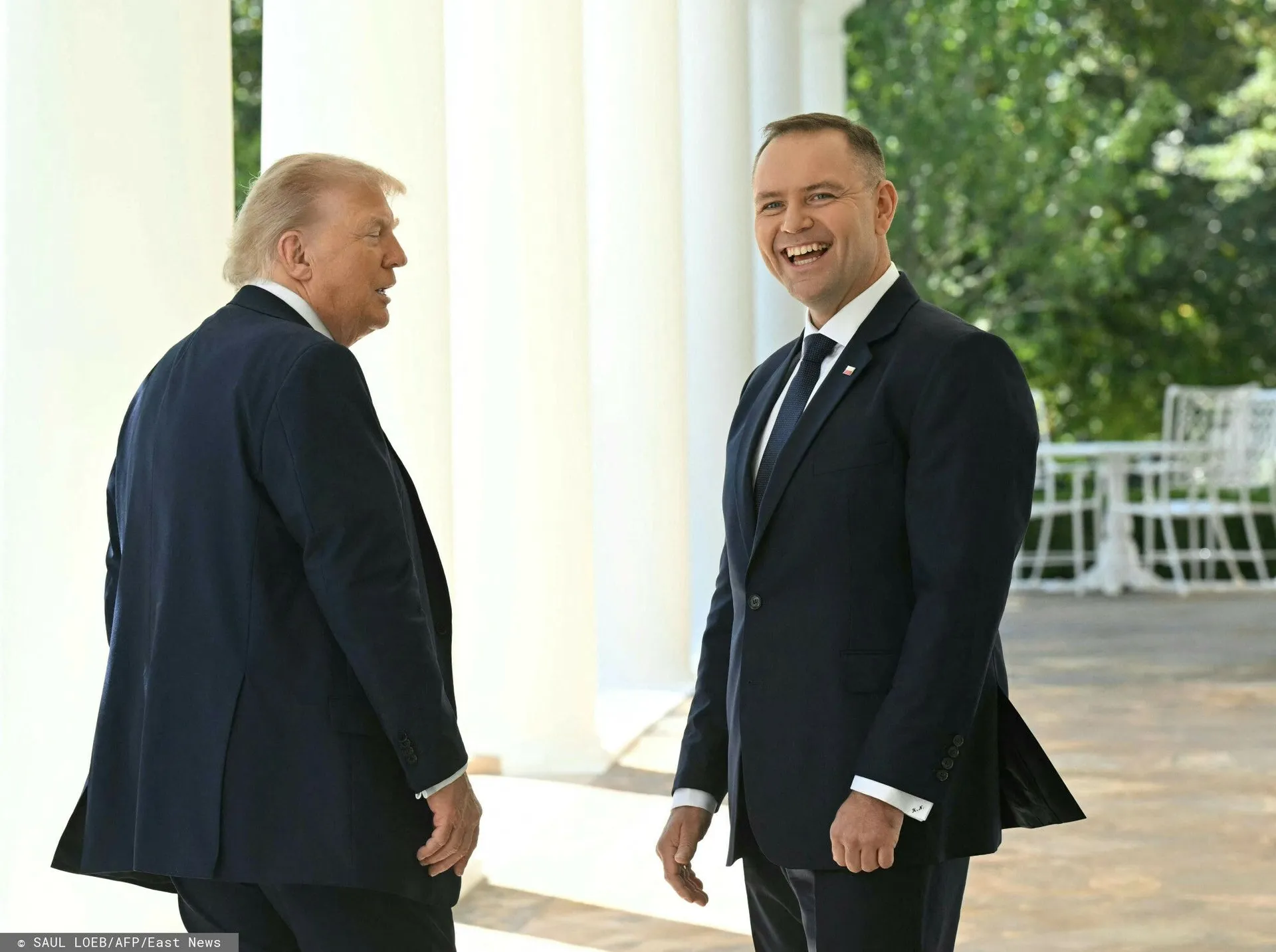 Karol Nawrocki i Donald Trump