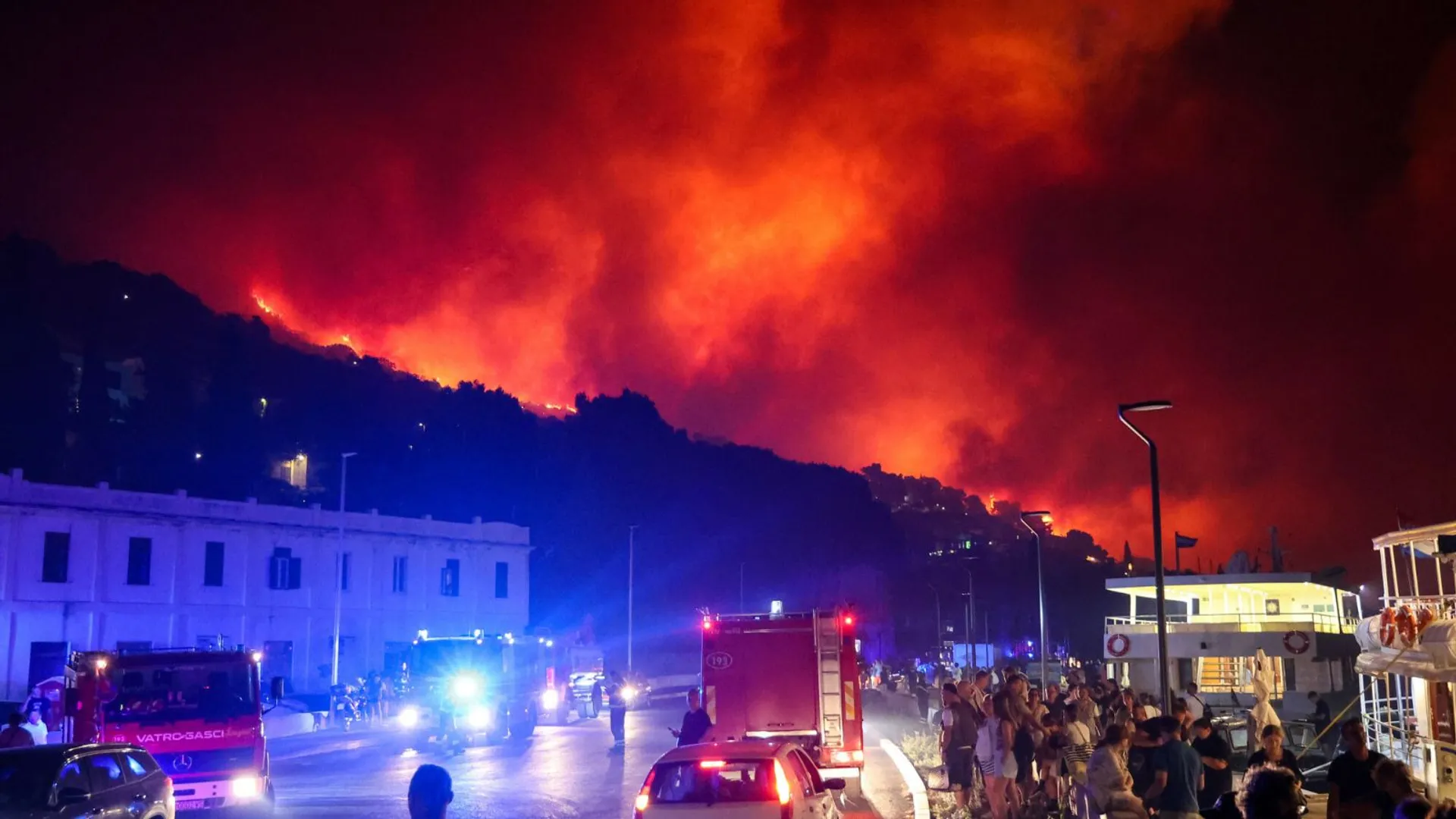 pożar, Chorwacja