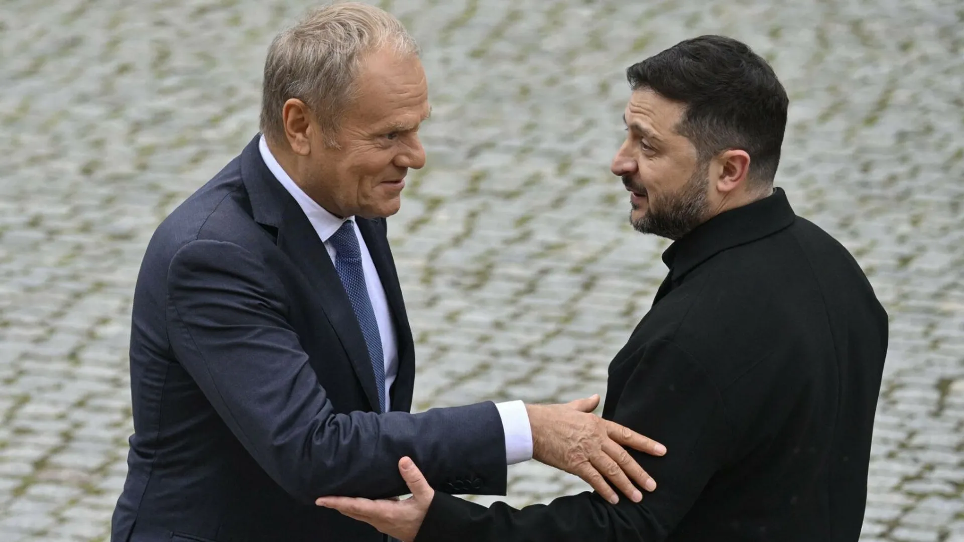 Zełenski, Tusk