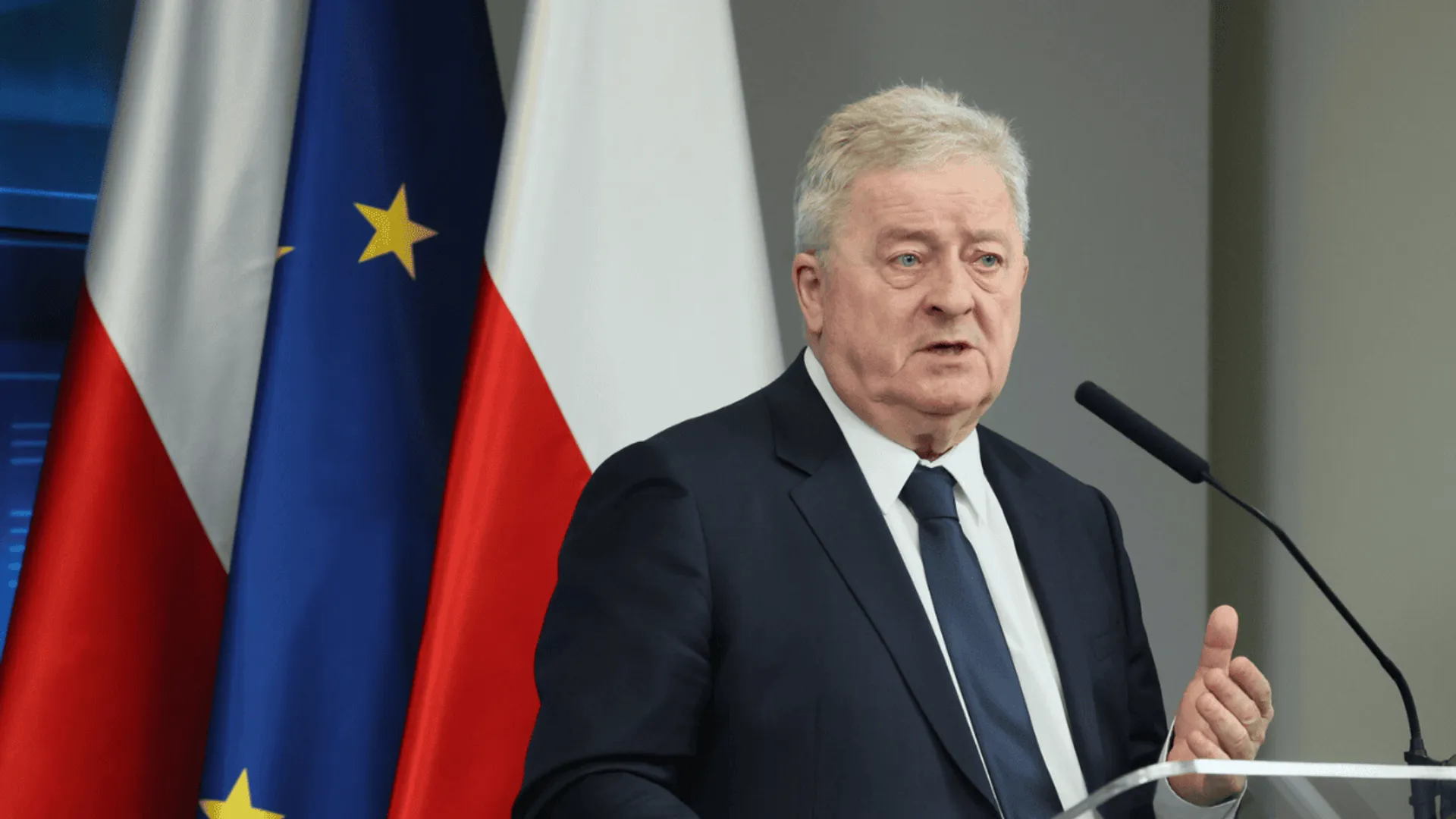 Minister rolnictwa Czesław Siekierski