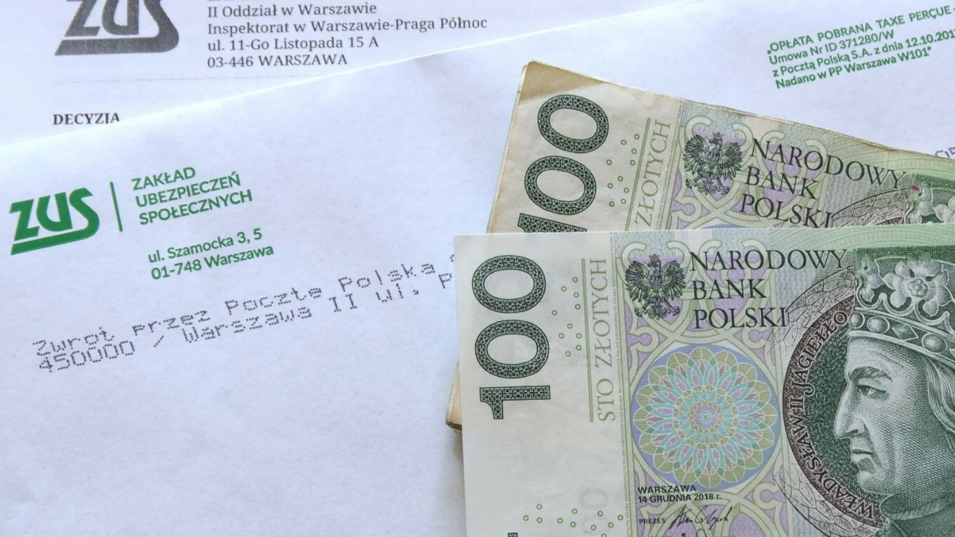 Pieniądze, ZUS