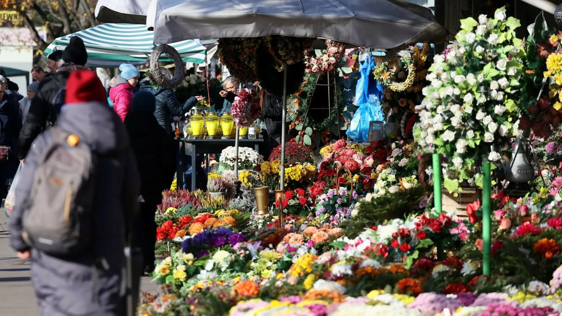 Chryzantemy, Wszystkich Świętych