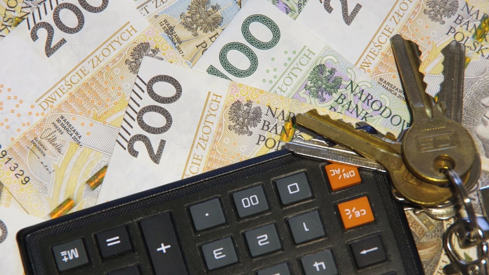 Pieniądze, klucze