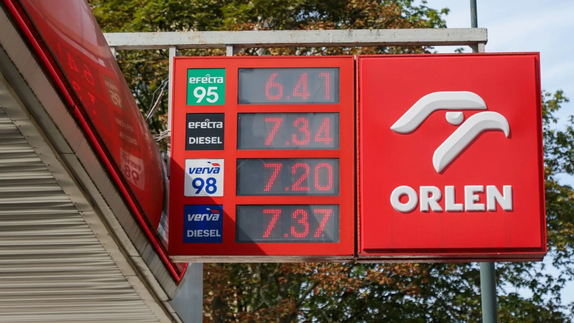 Orlen, ceny paliwa