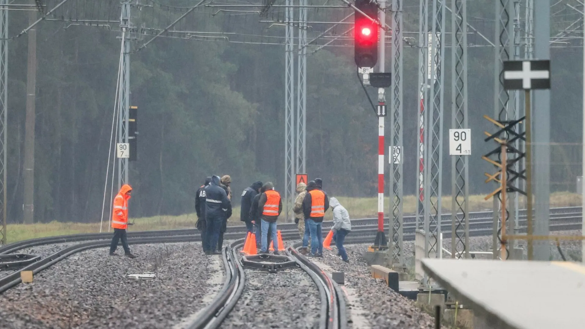 Okolice stacji kolejowej Mika