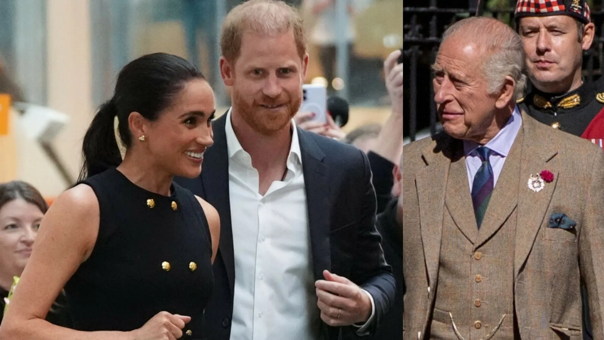 Meghan Markle, Książe Harry, Król Karol
