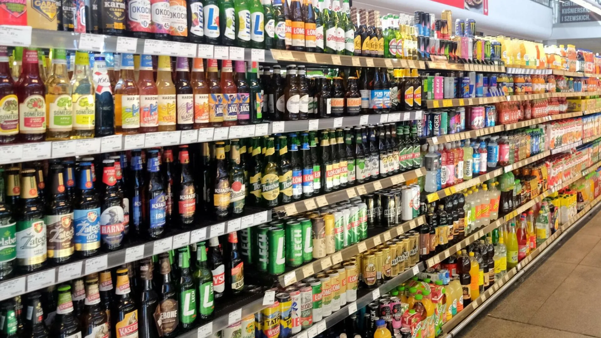 Alkohol w sklepie