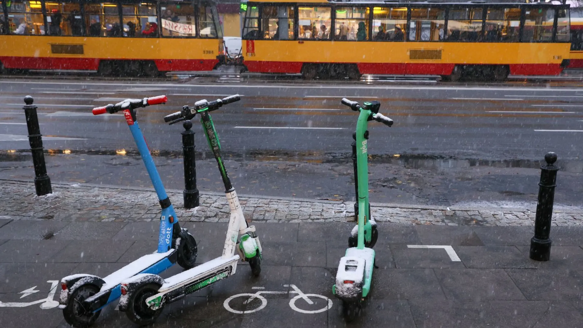 Powrót zimy, Warszawa