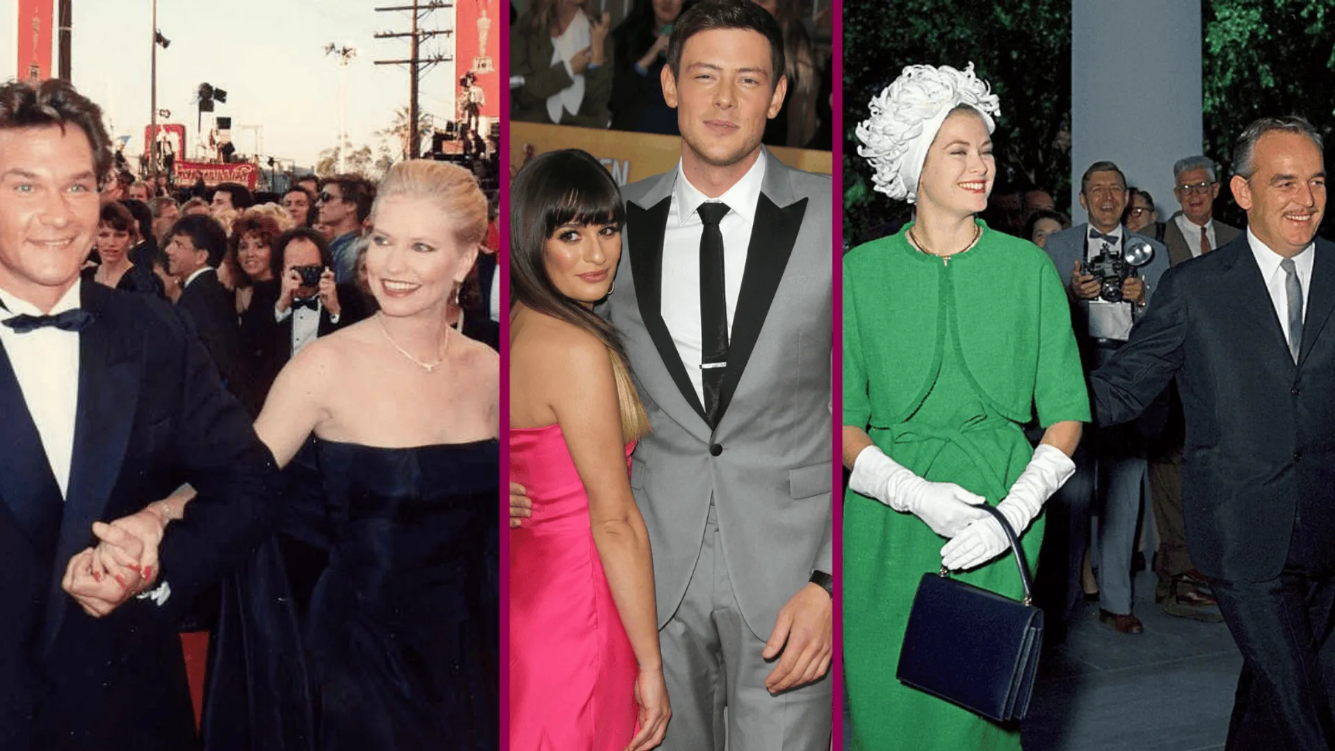 Patrick Swayze, Lisa Niemi, Lea Michele, Cory Monteith, Grace Kelly, Rainier III