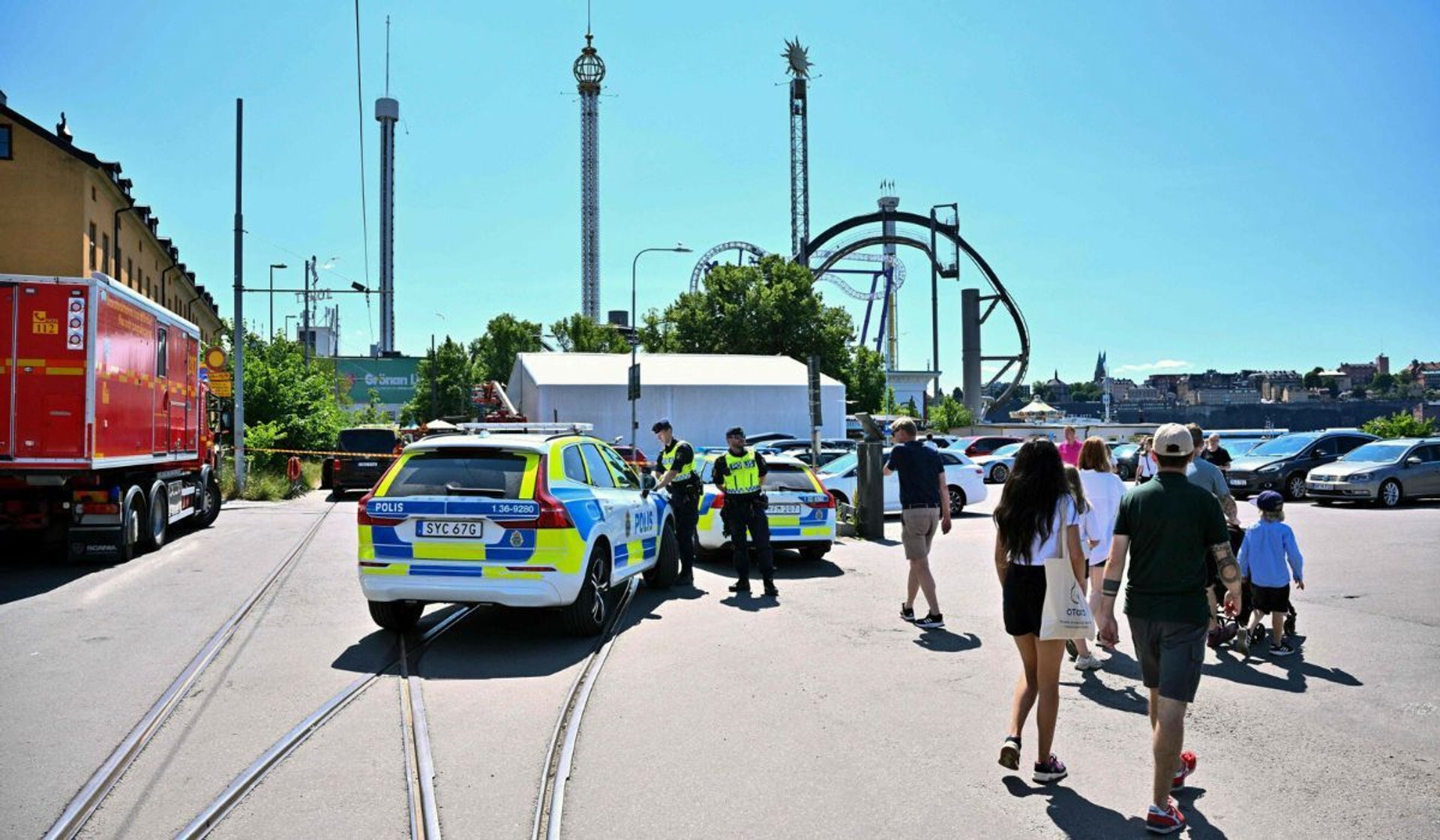 wypadek park rozrywki szwecja