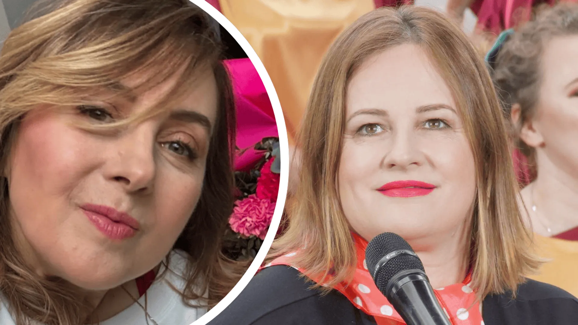 Edyta Bartosiewicz i Joanna Kołaczkowska