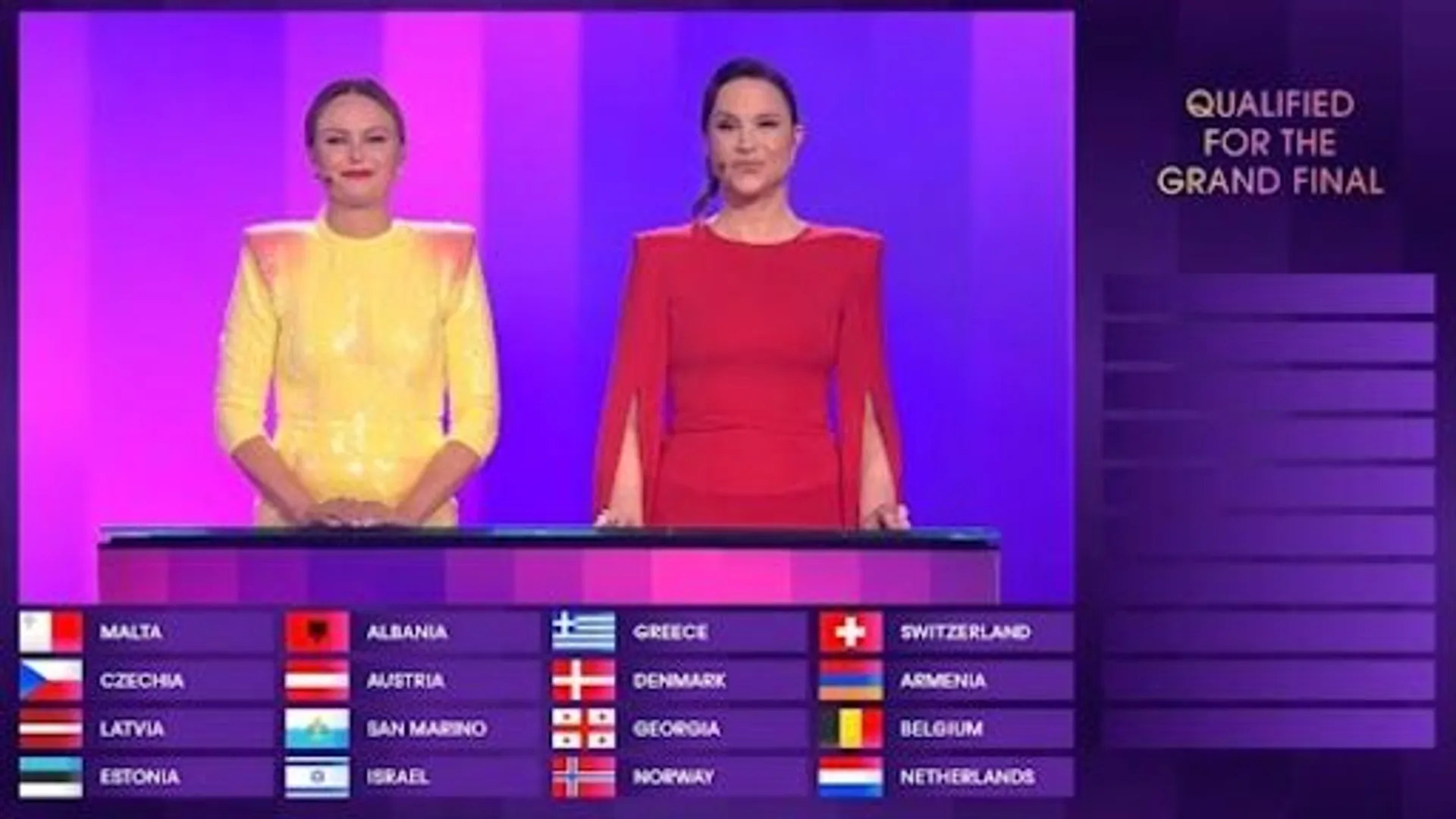 Eurowizja 2024. Wyniki drugiego półfinału