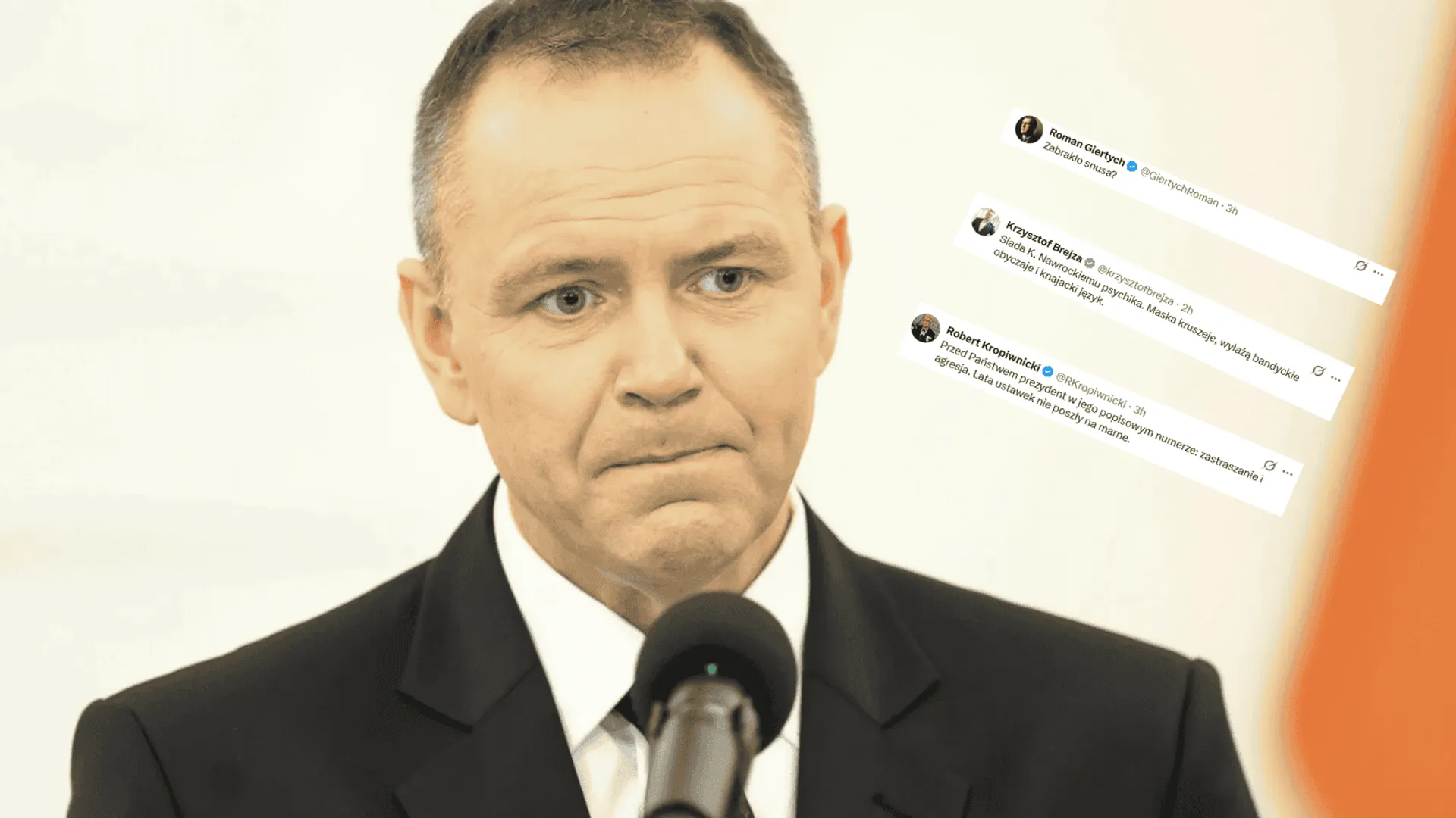 Fala komentarzy w sieci po zachowaniu Karola Nawrockiego