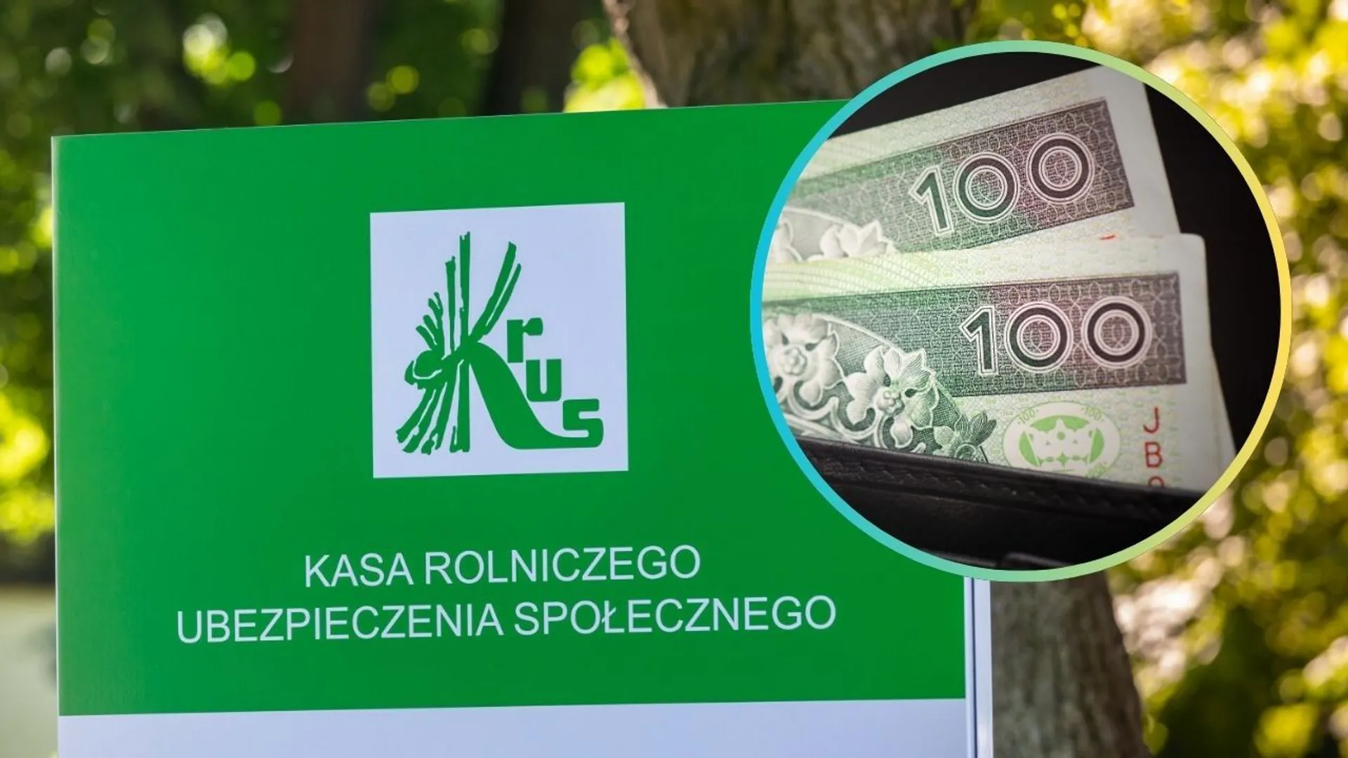 KRUS, pieniądze