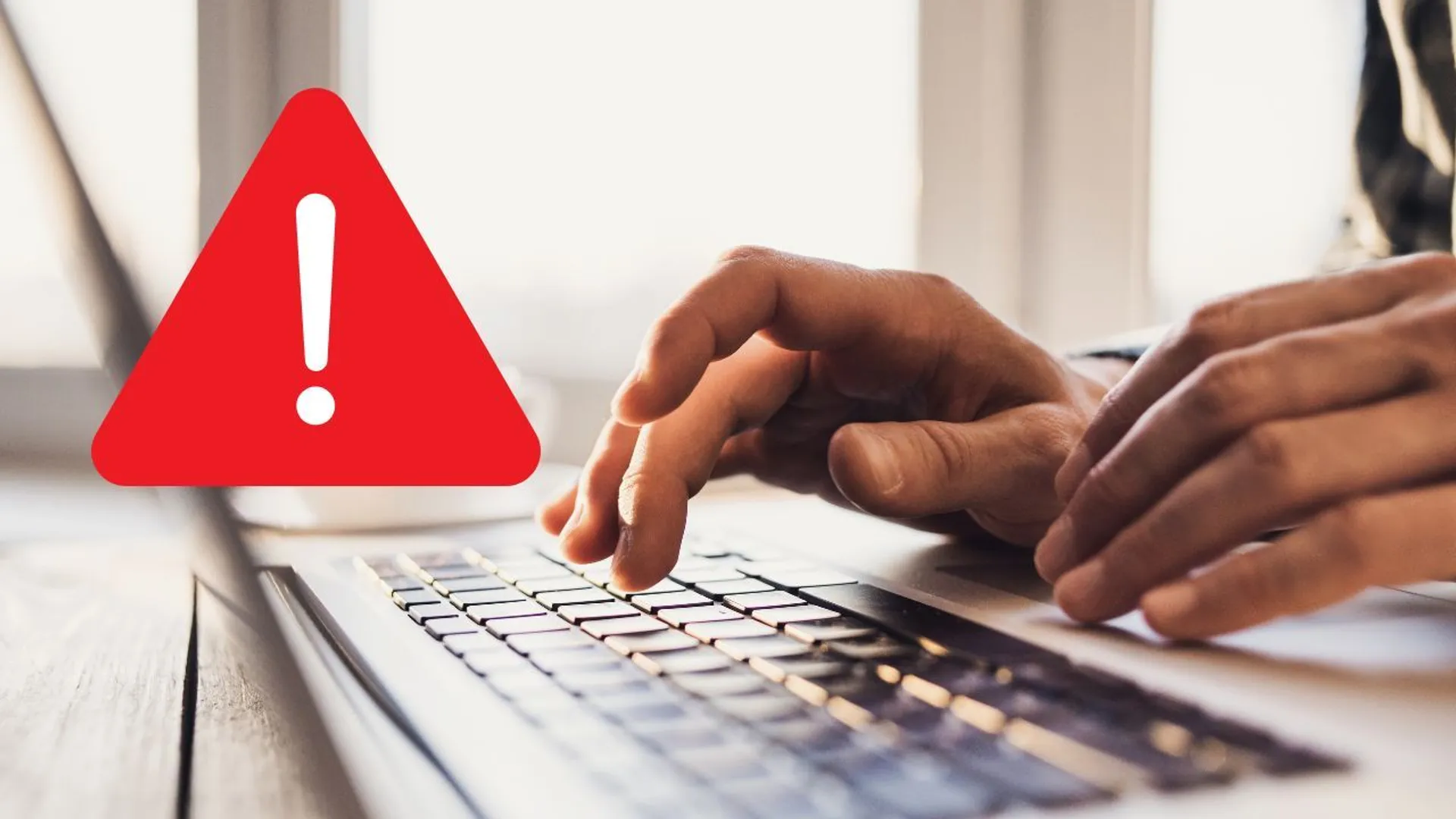 Laptop, ostrzeżenie