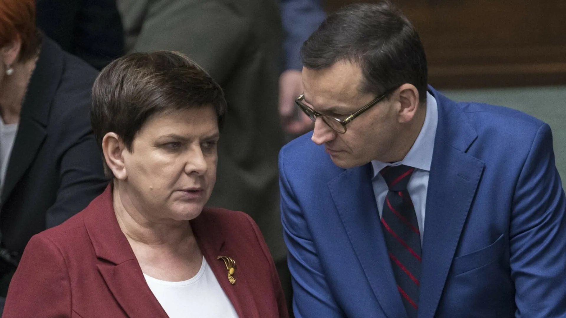 Beata Szydło i Mateusz Morawiecki