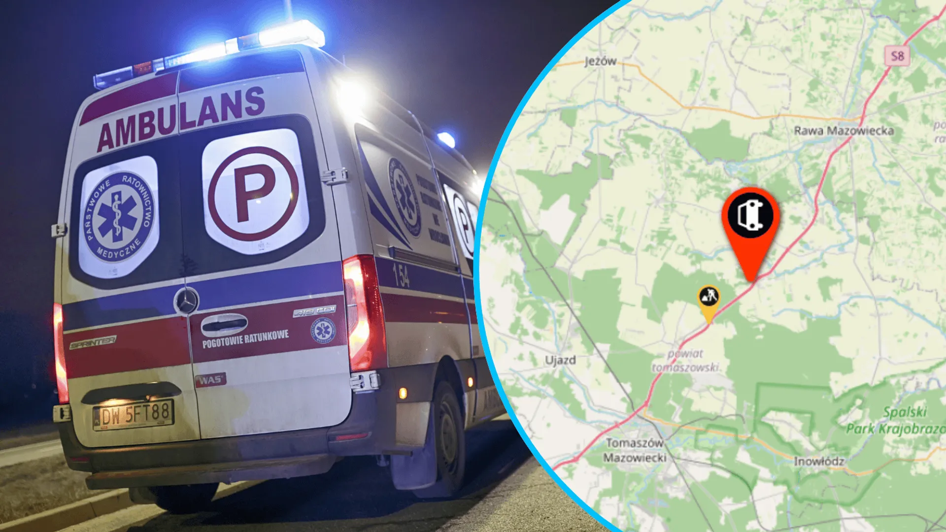 Wypadek, śmiertelny wypadek, tragedia, nie żyje