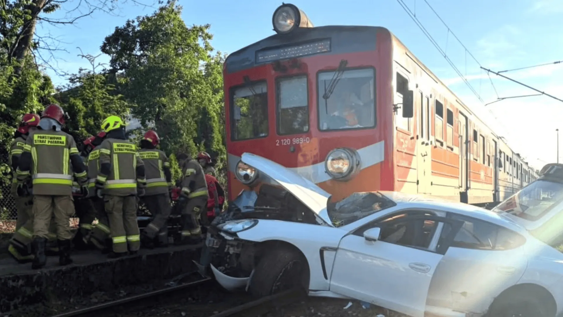 Pociąg, wypadek, Małopolska