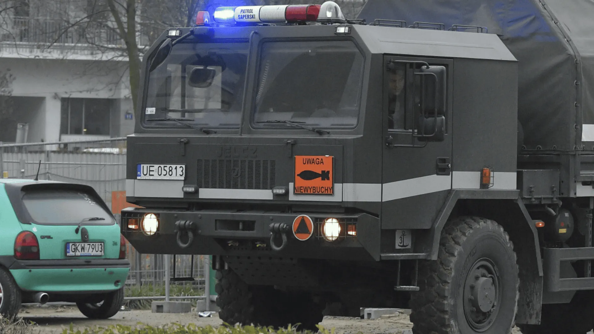 Ewakuacja, centrum Warszawy