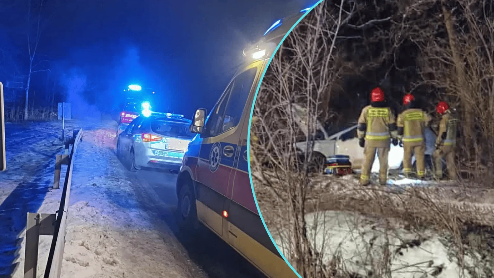 Nocny dramat w Łagowie: 11-miesięczne dziecko i matka w szpitalu