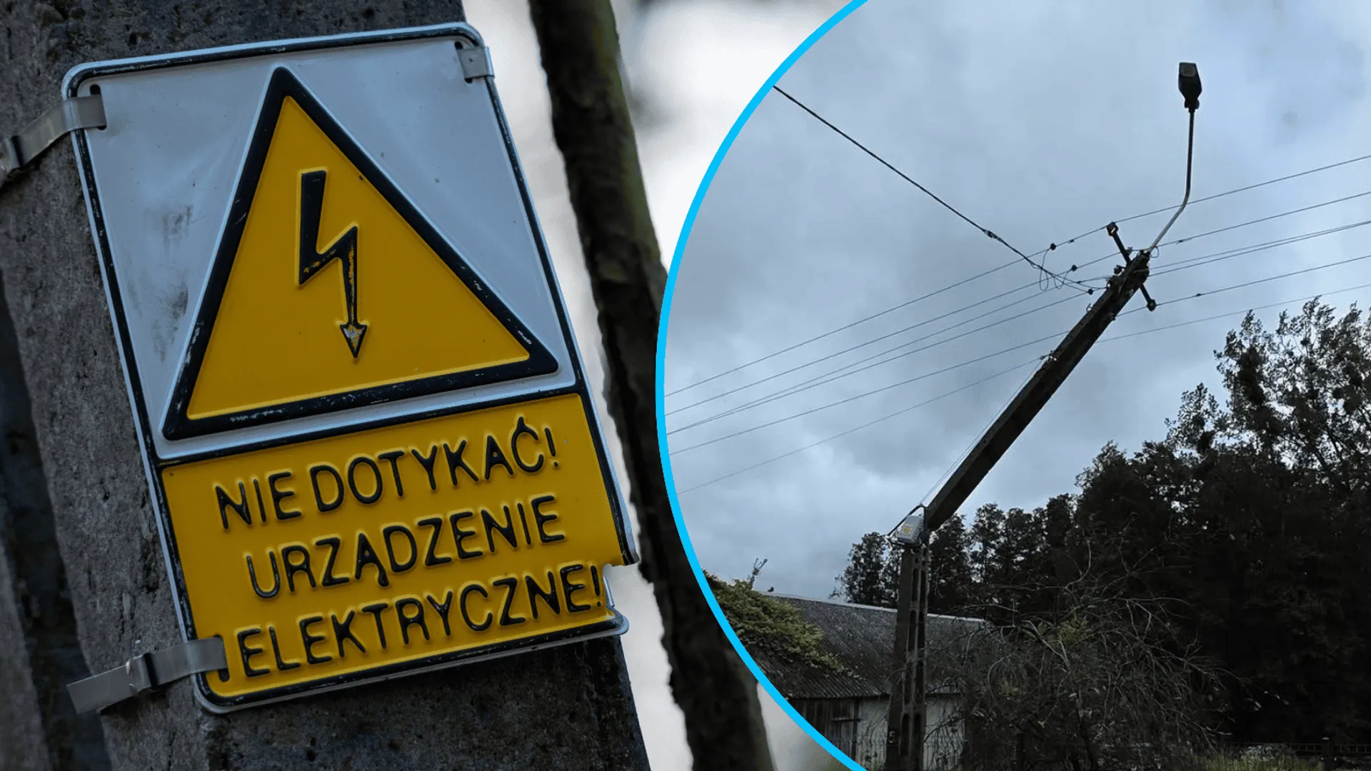 Awaria pod Warszawą, brak prądu