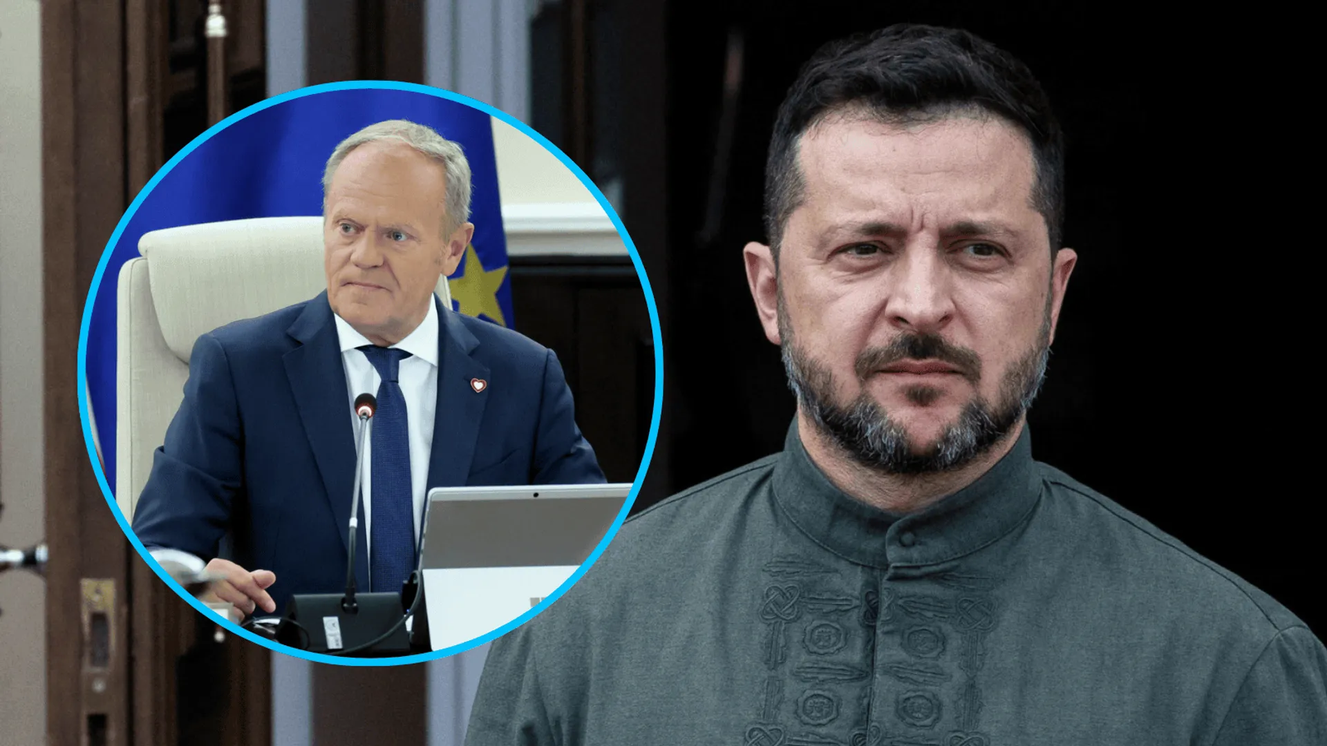 Wołodymyr Zełenski, Donald Tusk