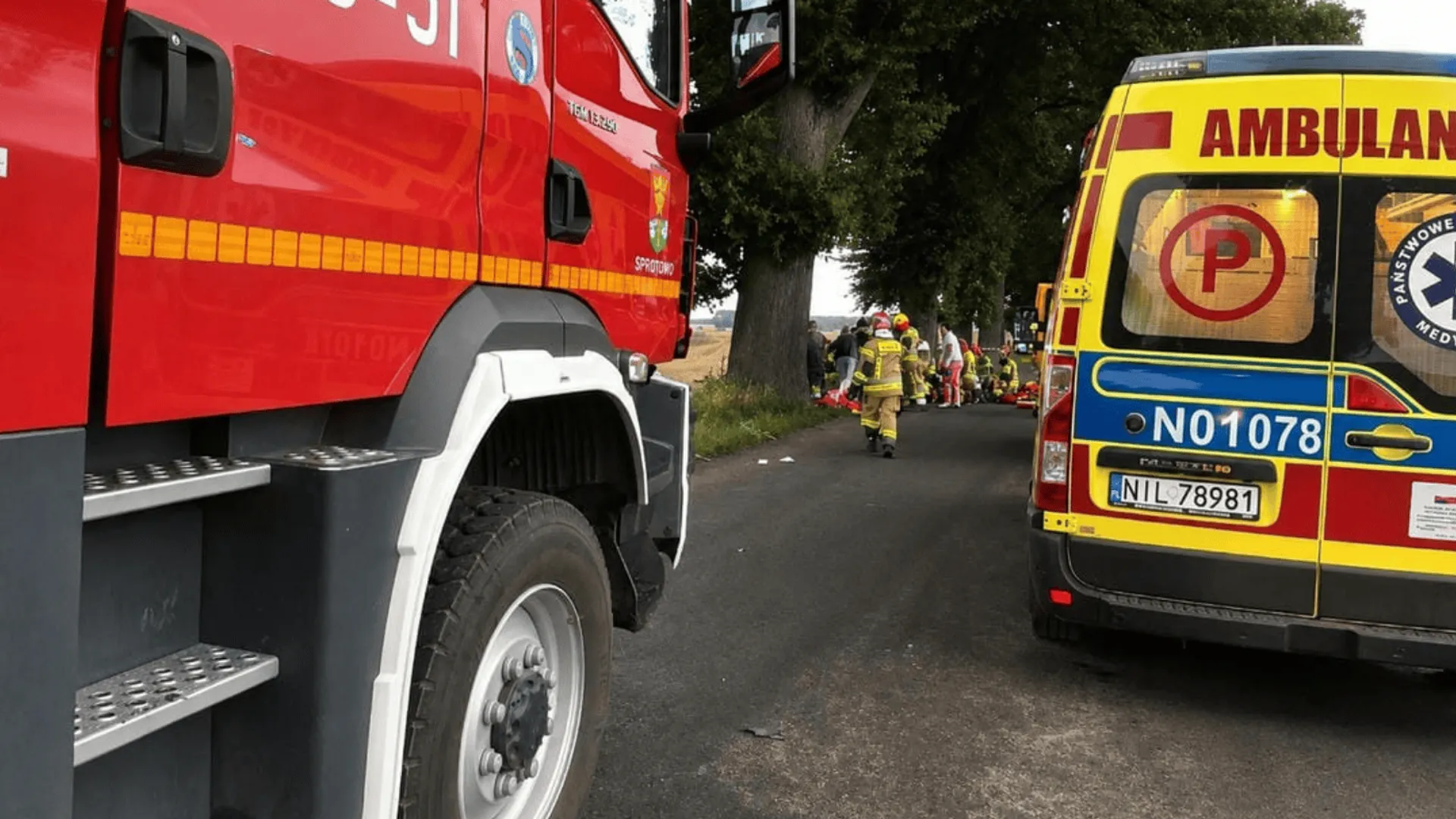 Wypadek w Piotrowicach Małych