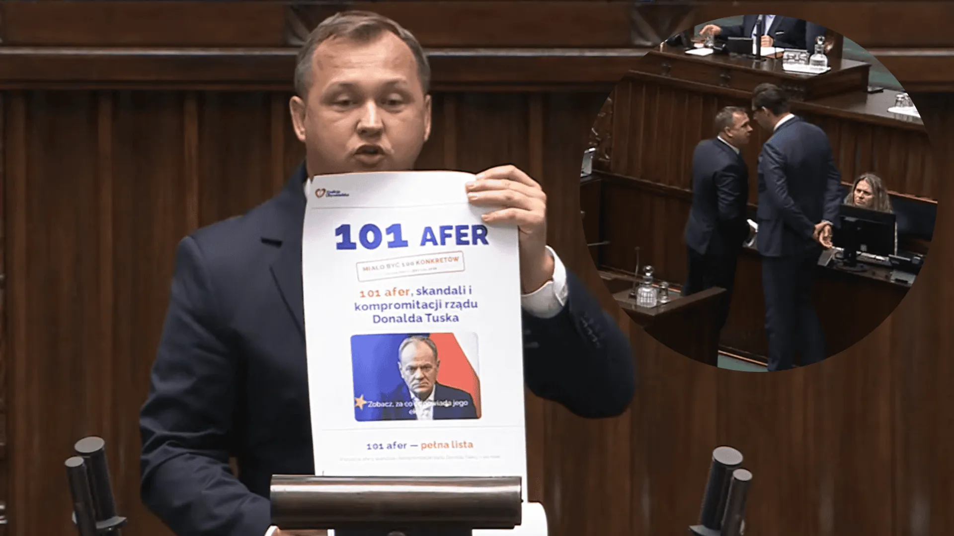 Awantura na mównicy w Sejmie