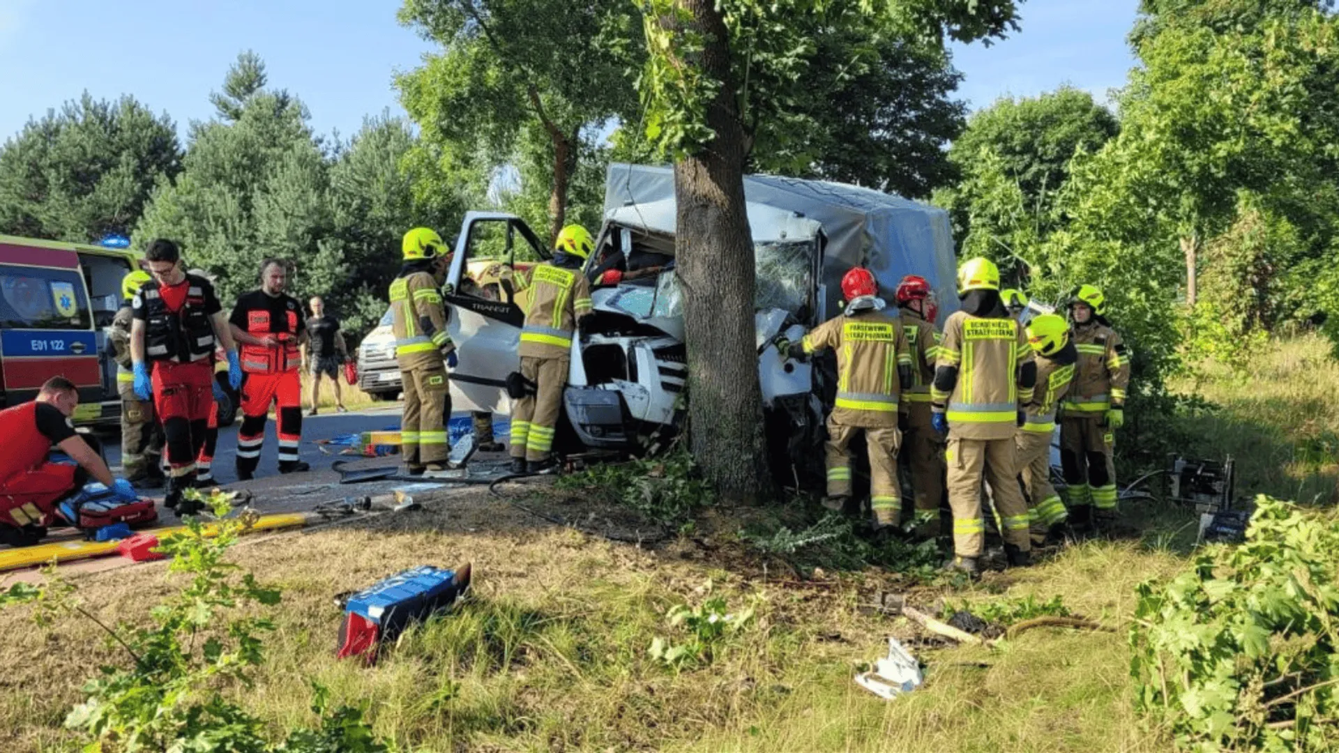wypadek pod Bełchatowem