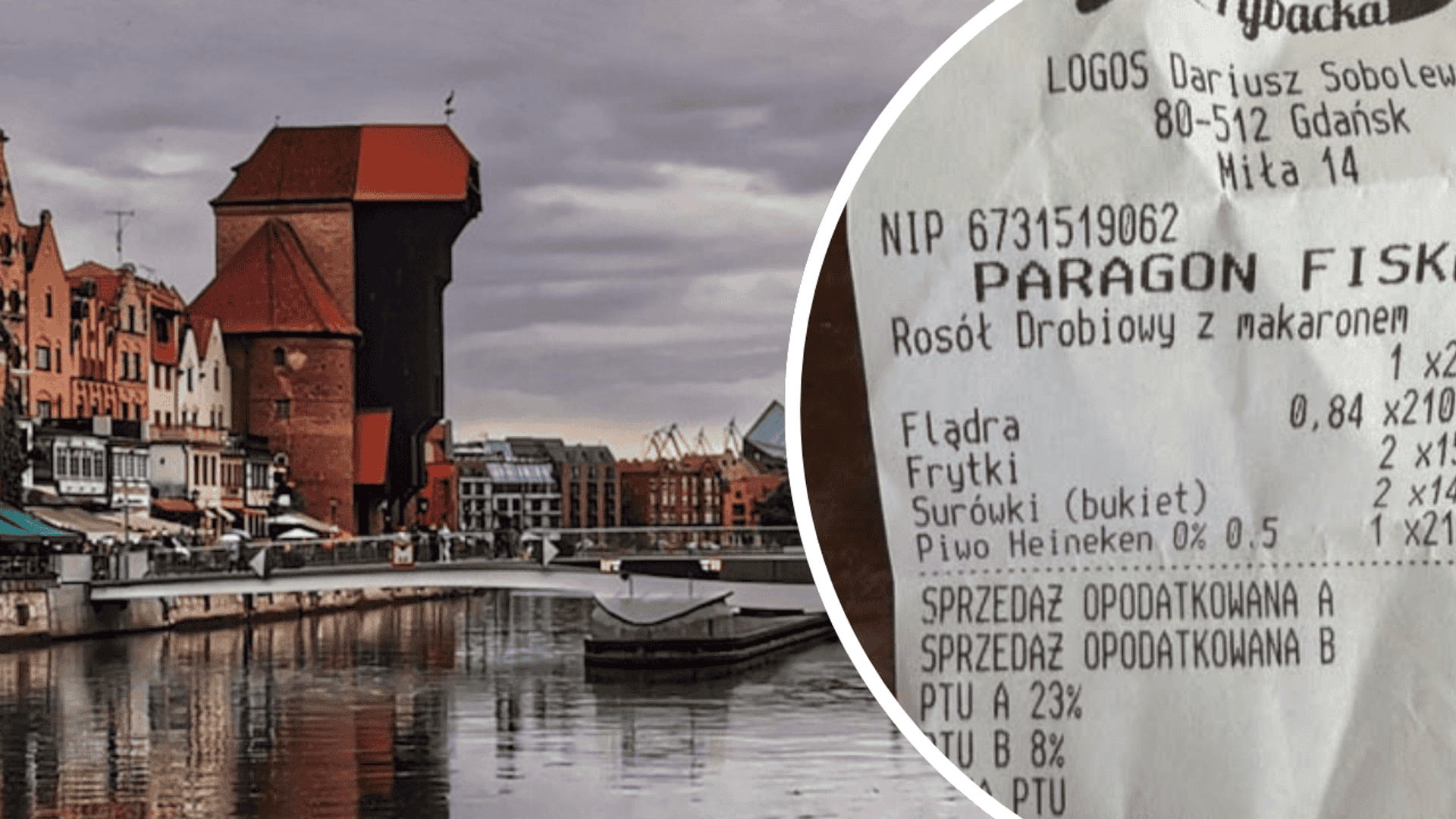 Gdańsk, paragon