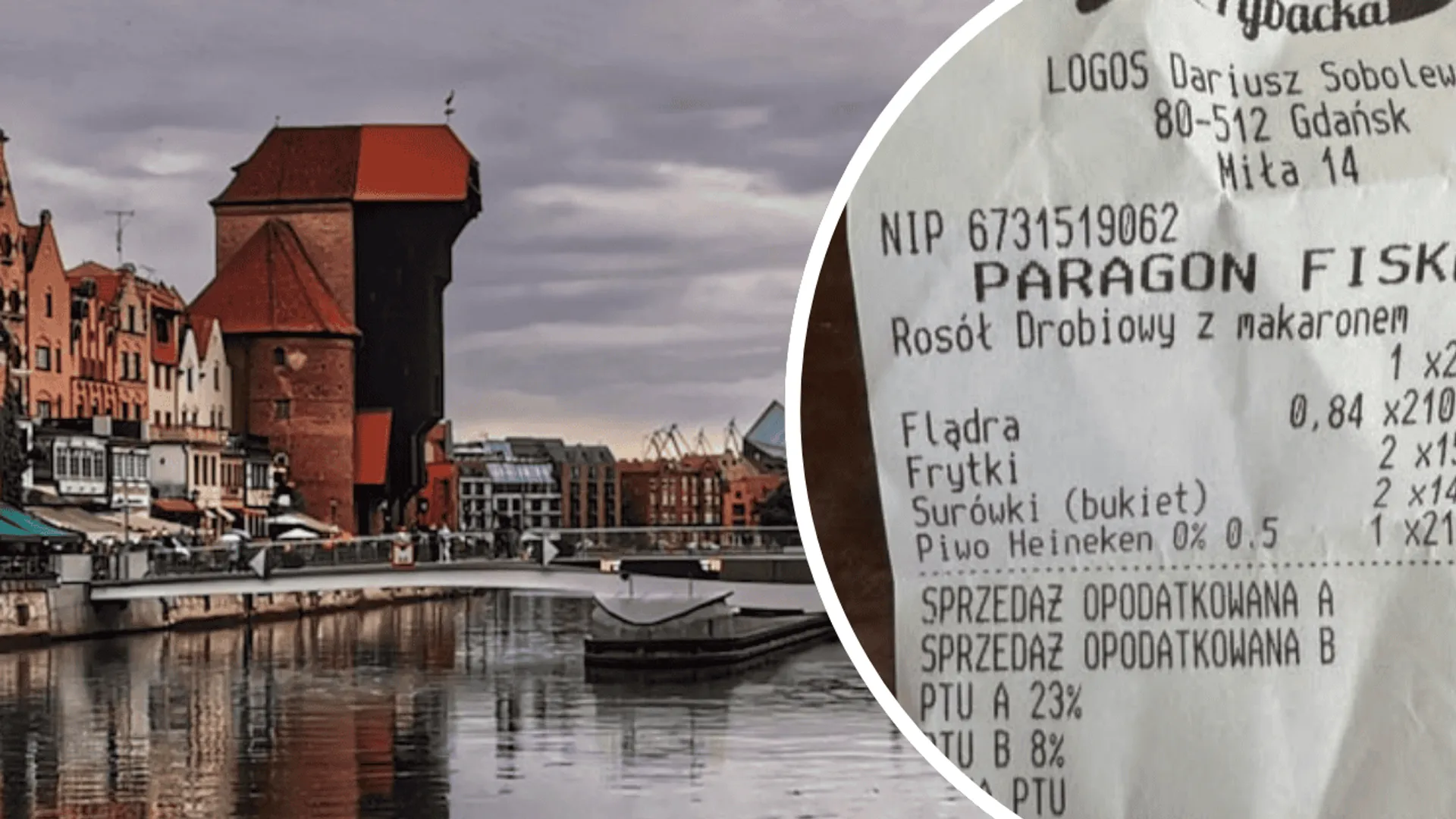 Gdańsk, paragon