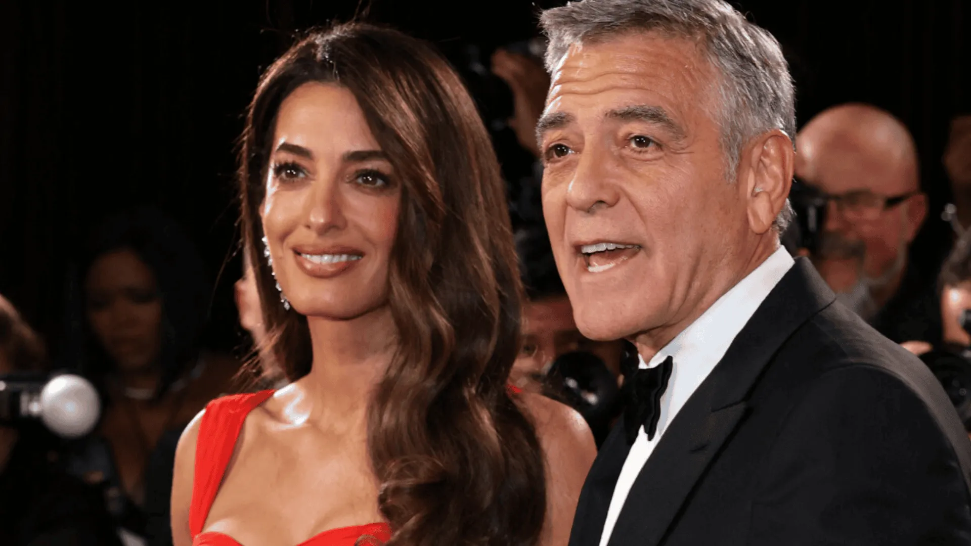 George Clooney z żoną