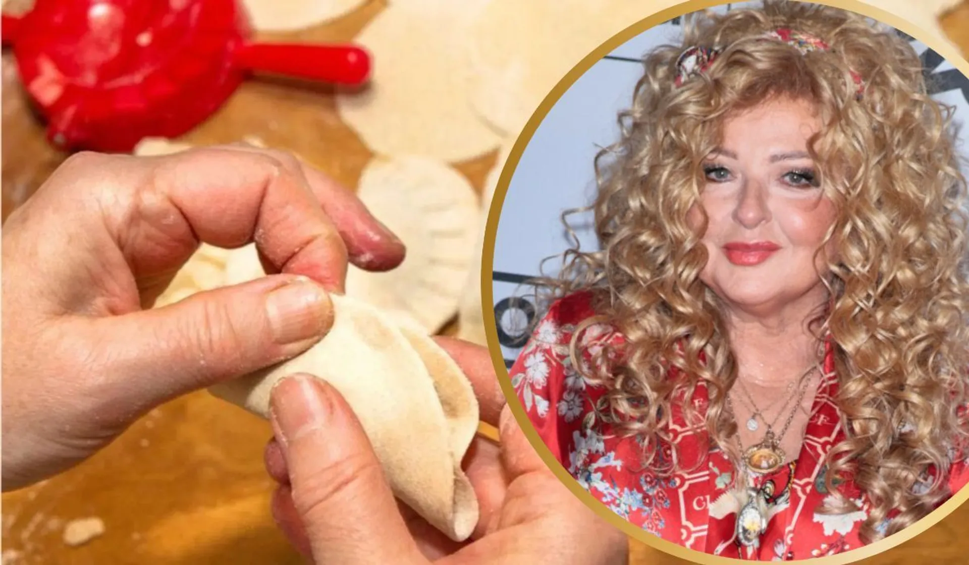 Magda Gessler i lepienie pierogów