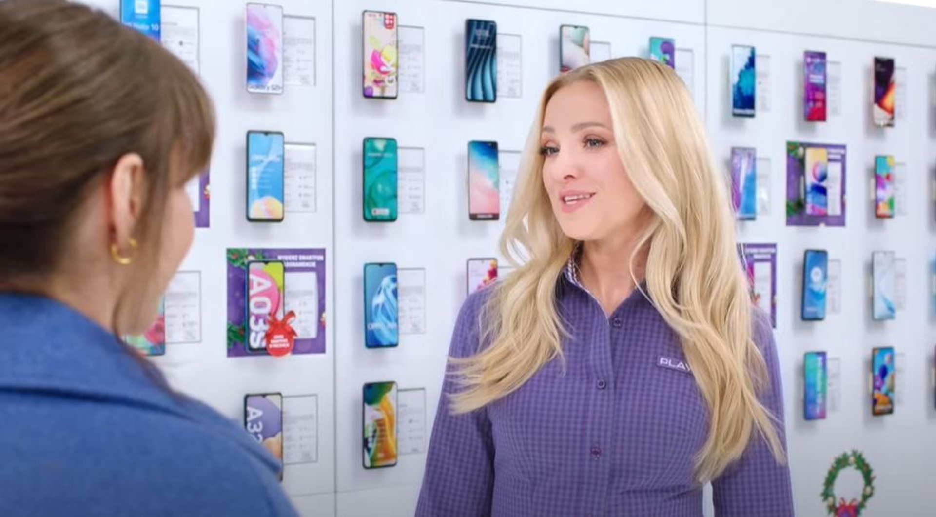 Barbara Kurdej-Szatan nie wystąpiła w jednej ze świątecznych reklam sieci Play