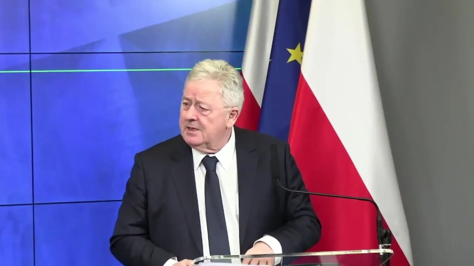 Minister rolnictwa Czesław Siekierski 