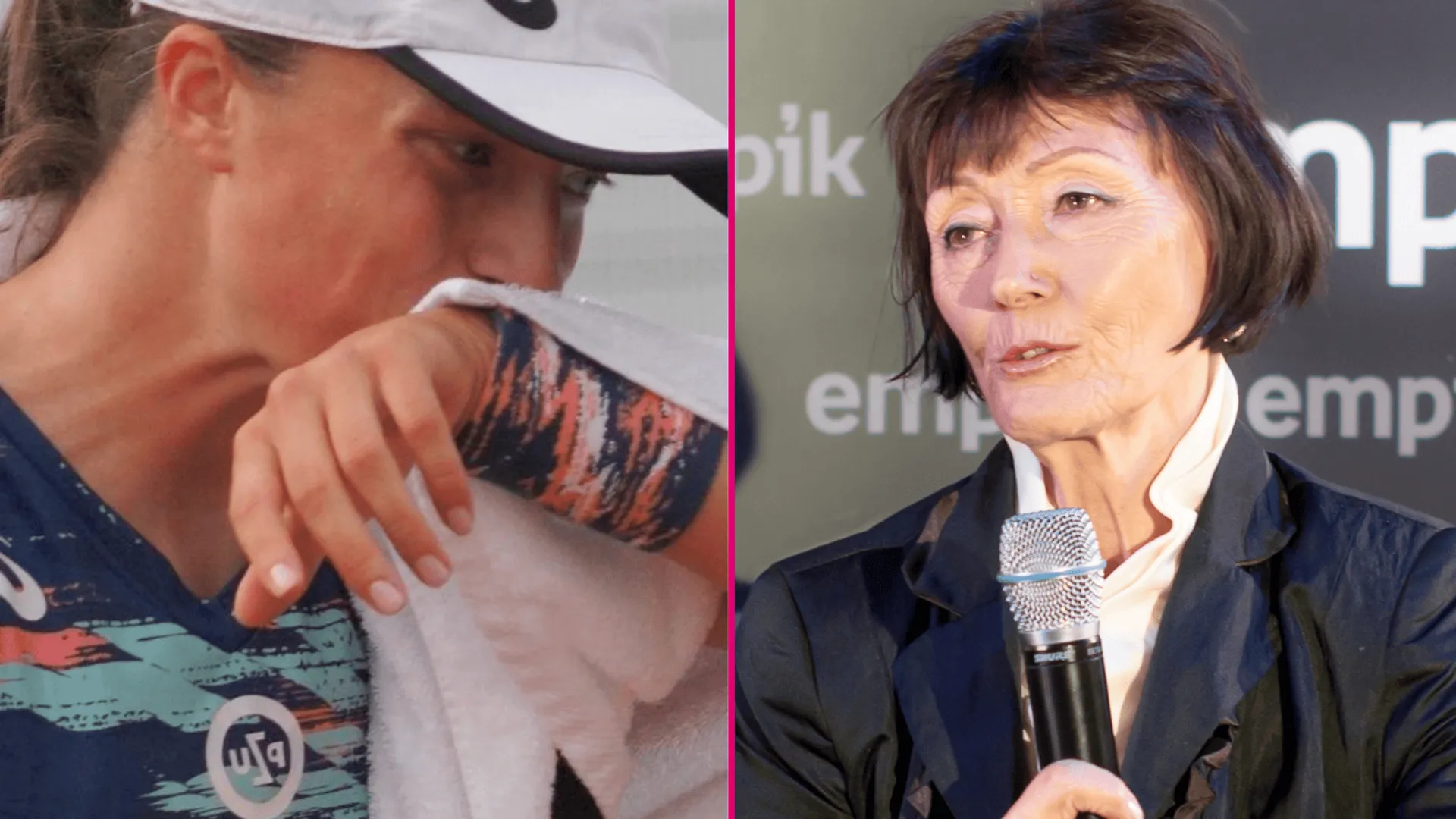Iga Świątek, Ewa Woydyłło-Osiatyńska