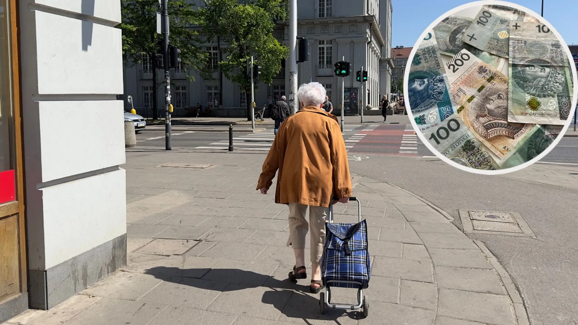 Seniorka, pieniądze