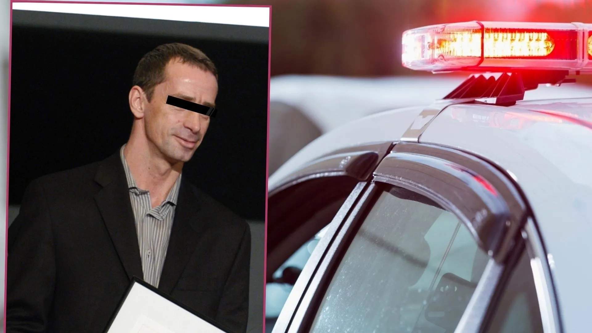 Napad z bronią i wymuszenie. Policja aresztowała gwiazdę TVN