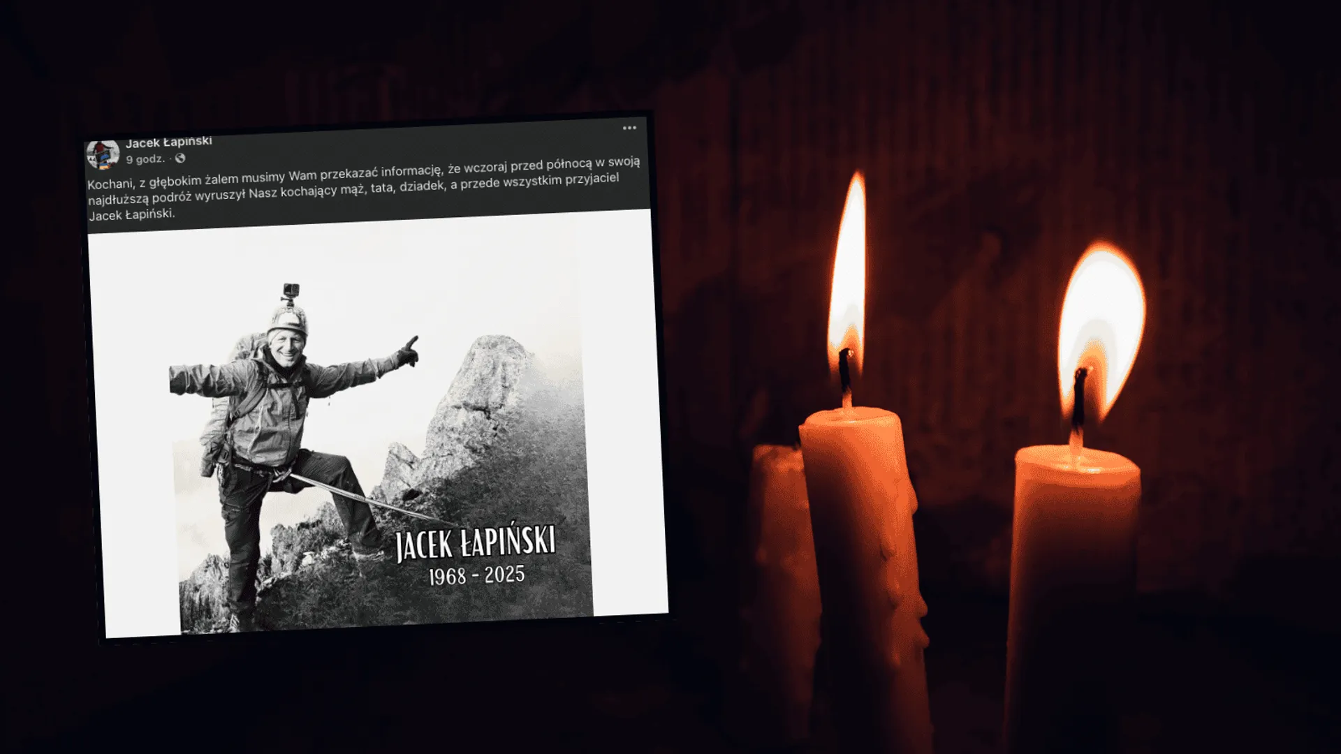 Jacek Łapiński, świeczki