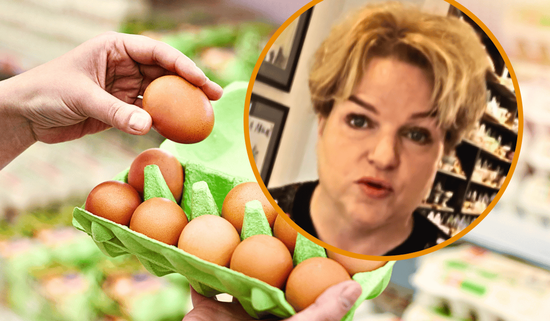 Jajka wybierane przez Katarzyną Bosacką