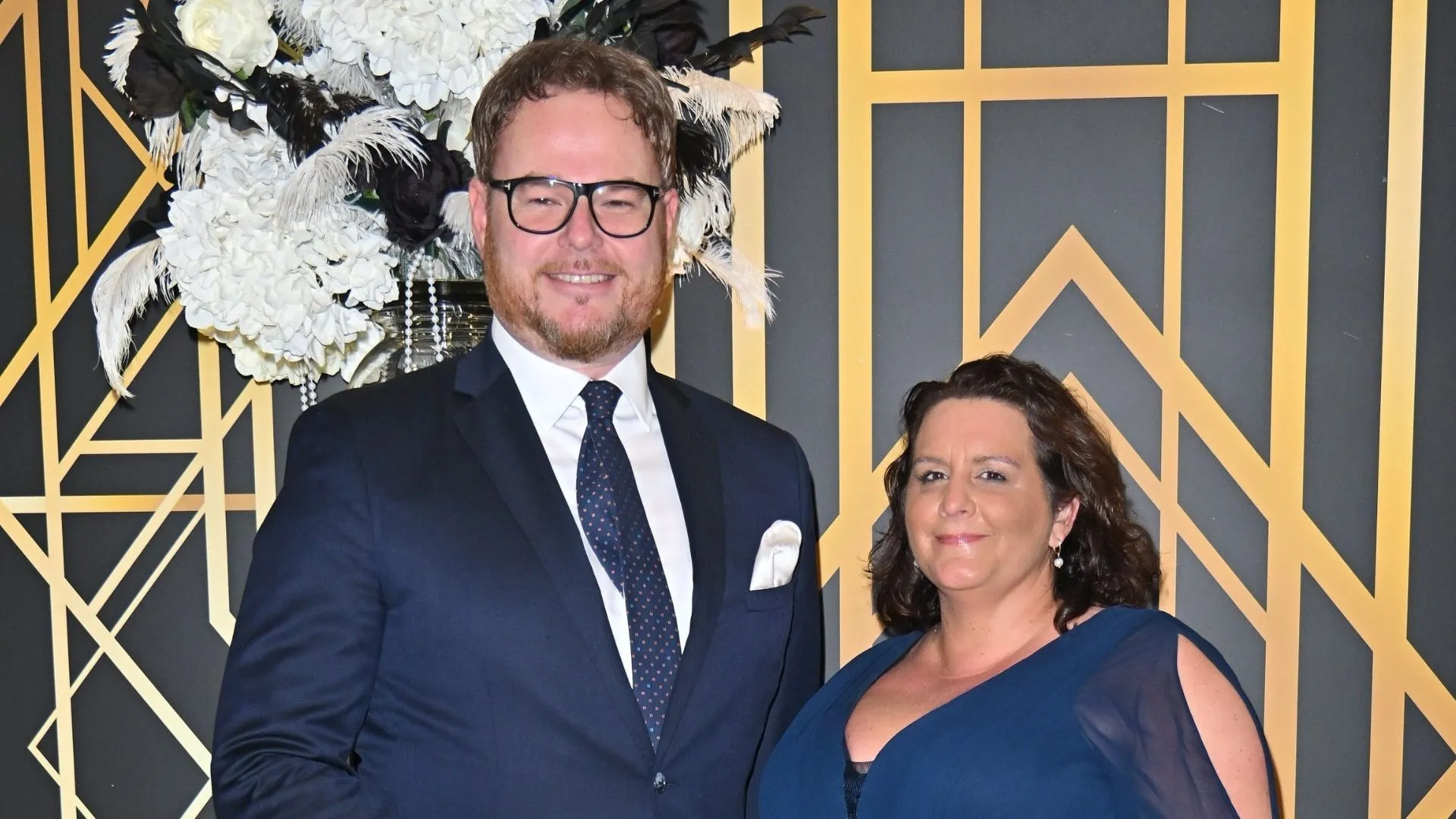 Jan Lubomirski-Lanckoroński z żoną