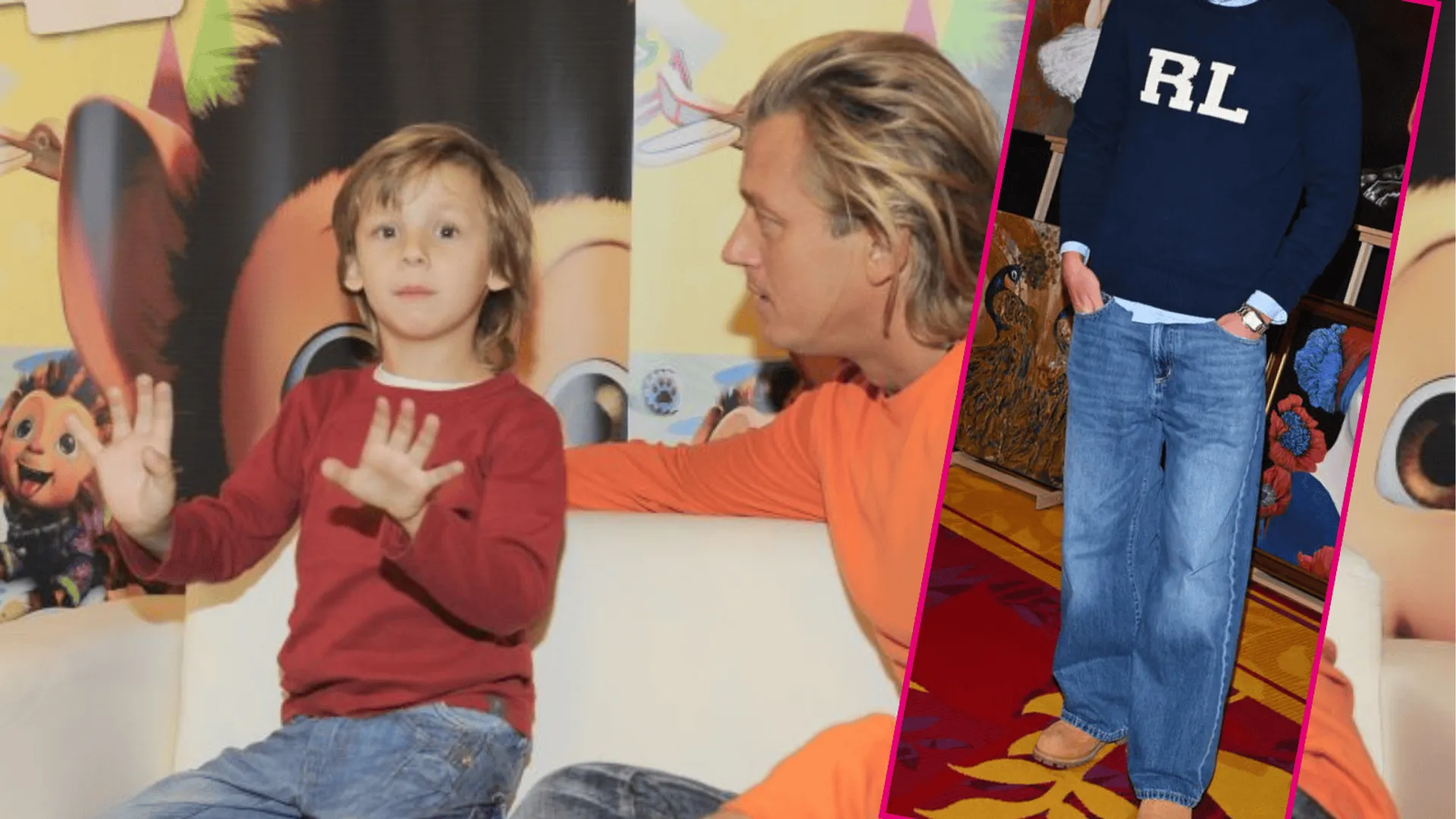 Jarosław Jakimowicz z synem