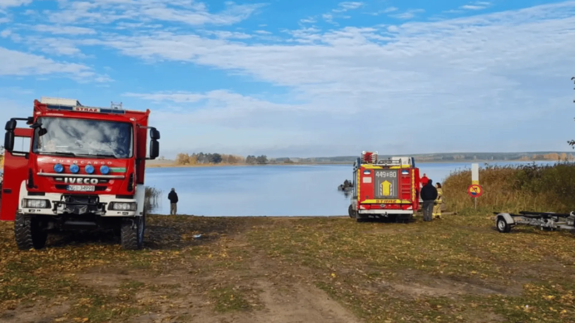 Jezioro, straż pożarna