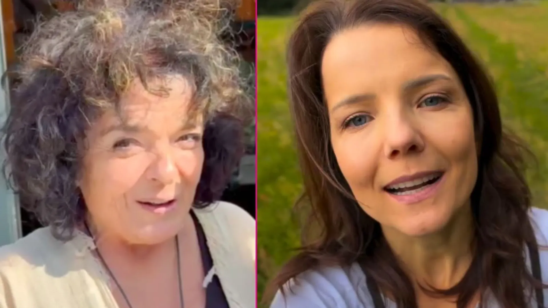 Joanna Jabłczyńska i Katarzyna Grochola