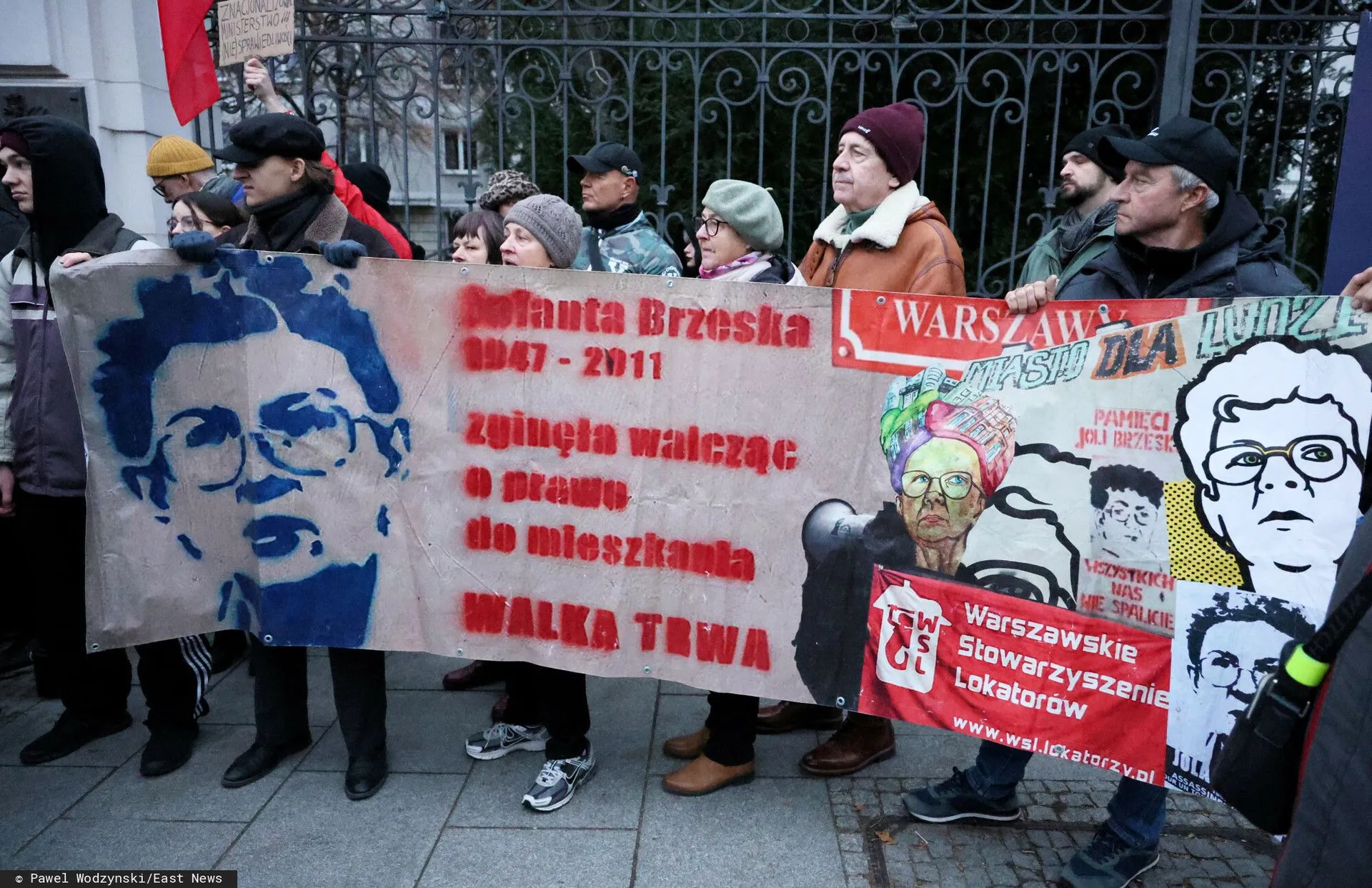 Jolanta Brzeska - protest 