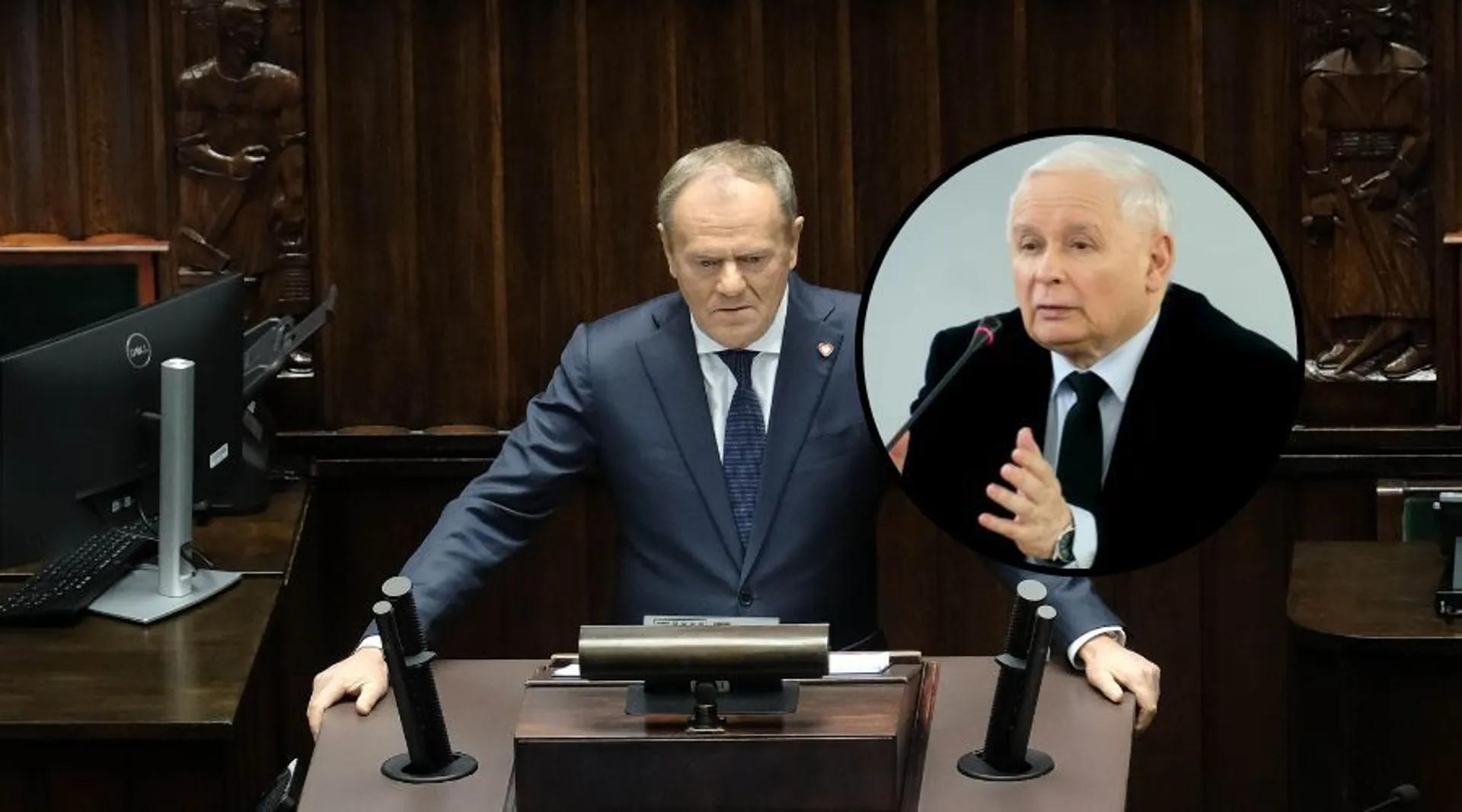 Tusk i Kaczyński
