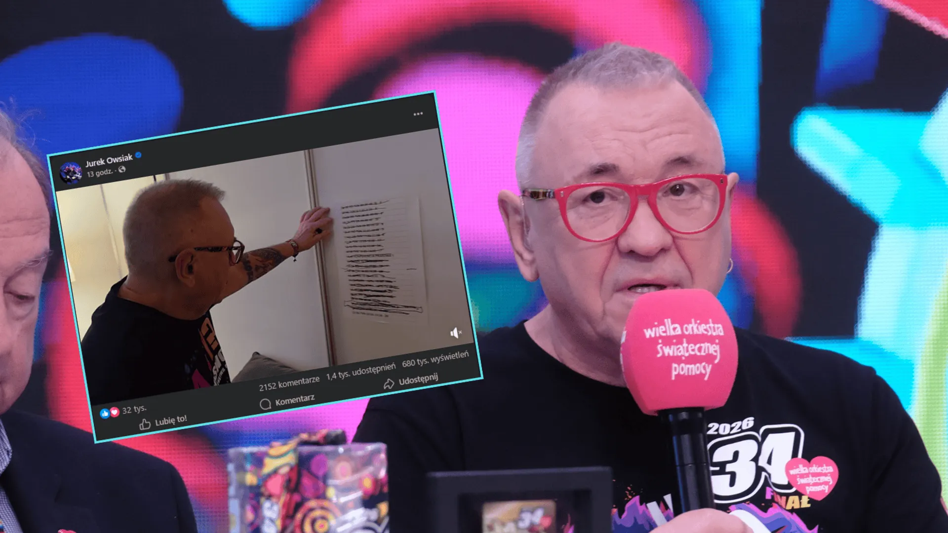 Jurek Owsiak podsumował finał WOŚP. Pojawił się apel i wzruszenie