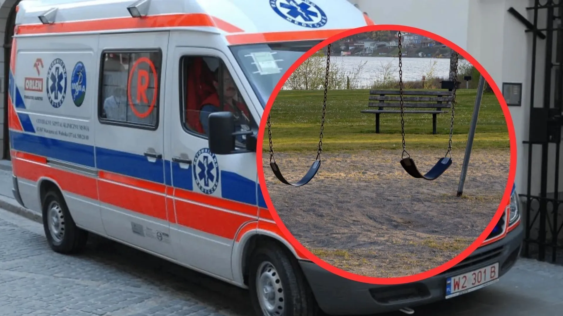 Wypadek, karetka, dziecko, szpital