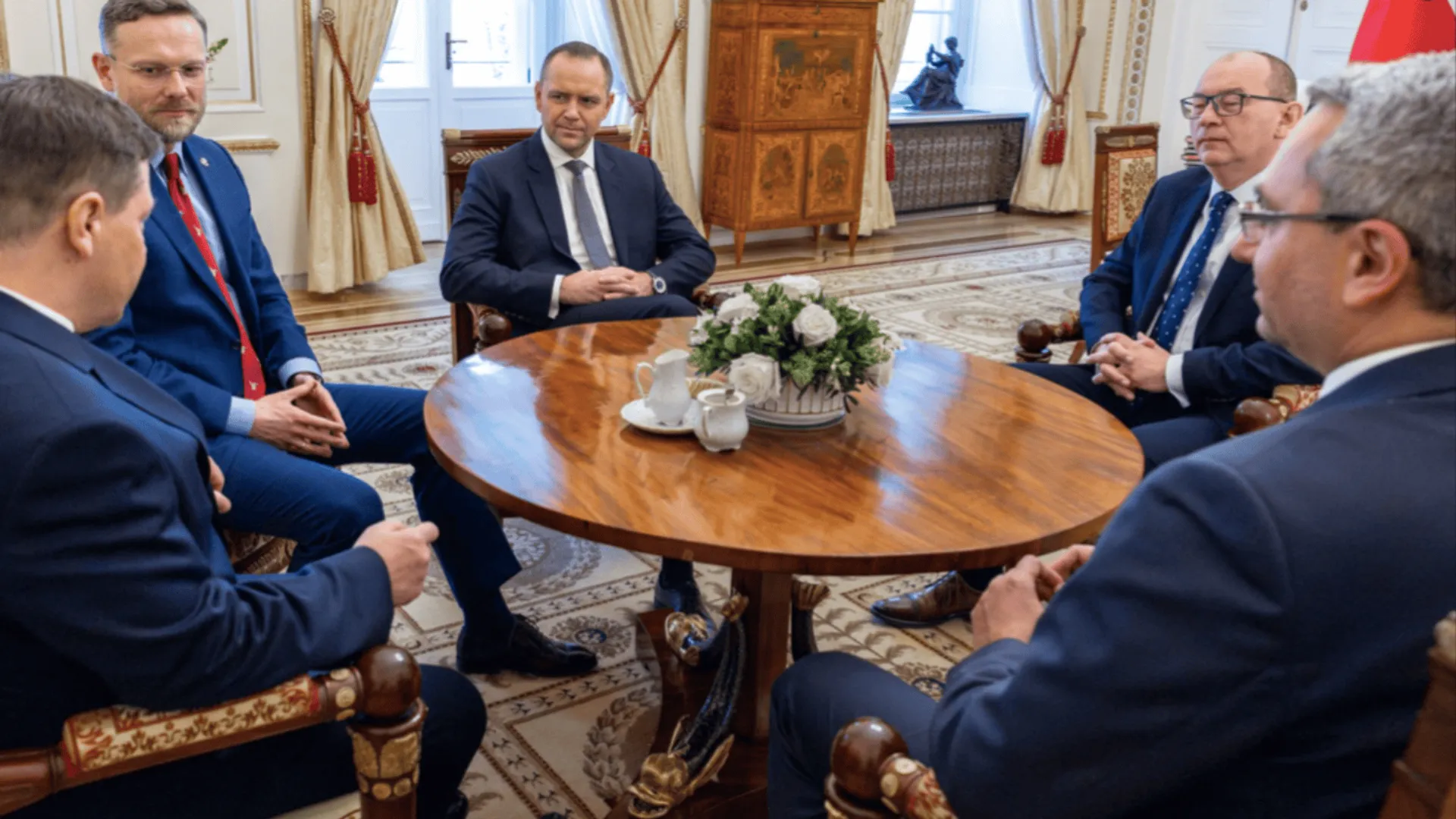 Spotkanie u Karola Nawrockiego, fot. Kancelaria Prezydenta RP/X