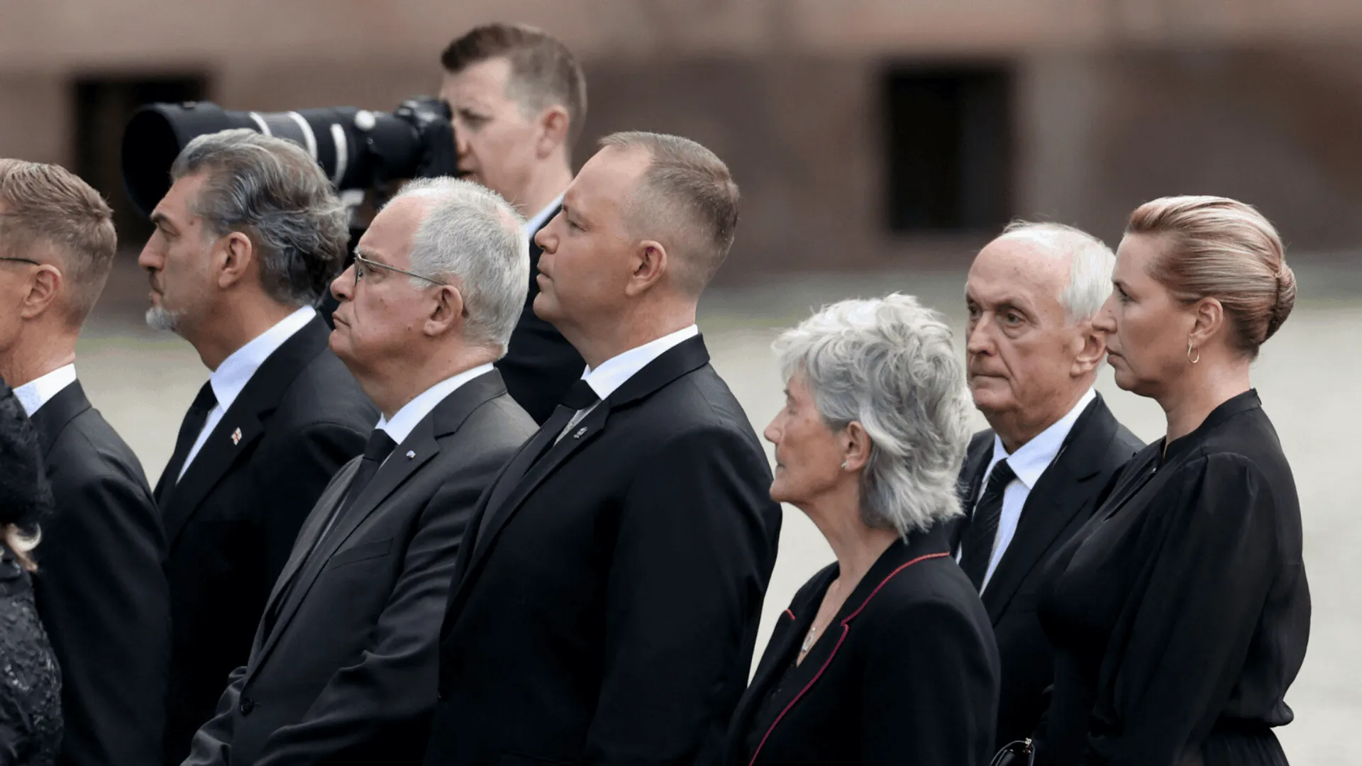 Karol Nawrocki na pogrzebie króla Haralda V
